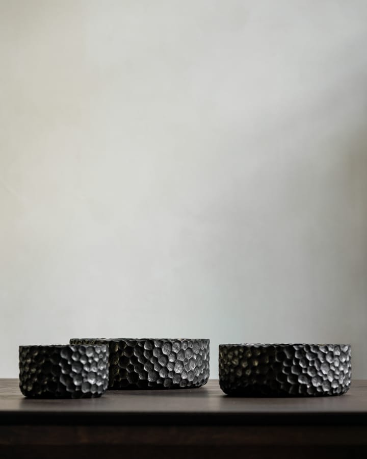Cuencos Chopped set de 3, Lackad mahogny Ethnicraft