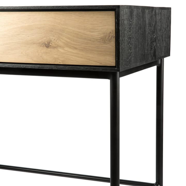 Escritorio Blackbird, Roble negro 2 cajones - estructura negra Ethnicraft