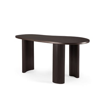Escritorio Boomerang 160x83x76 cm - Caoba teñida en marrón oscuro - Ethnicraft