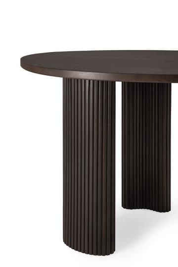 Escritorio Boomerang 160x83x76 cm - Caoba teñida en marrón oscuro - Ethnicraft