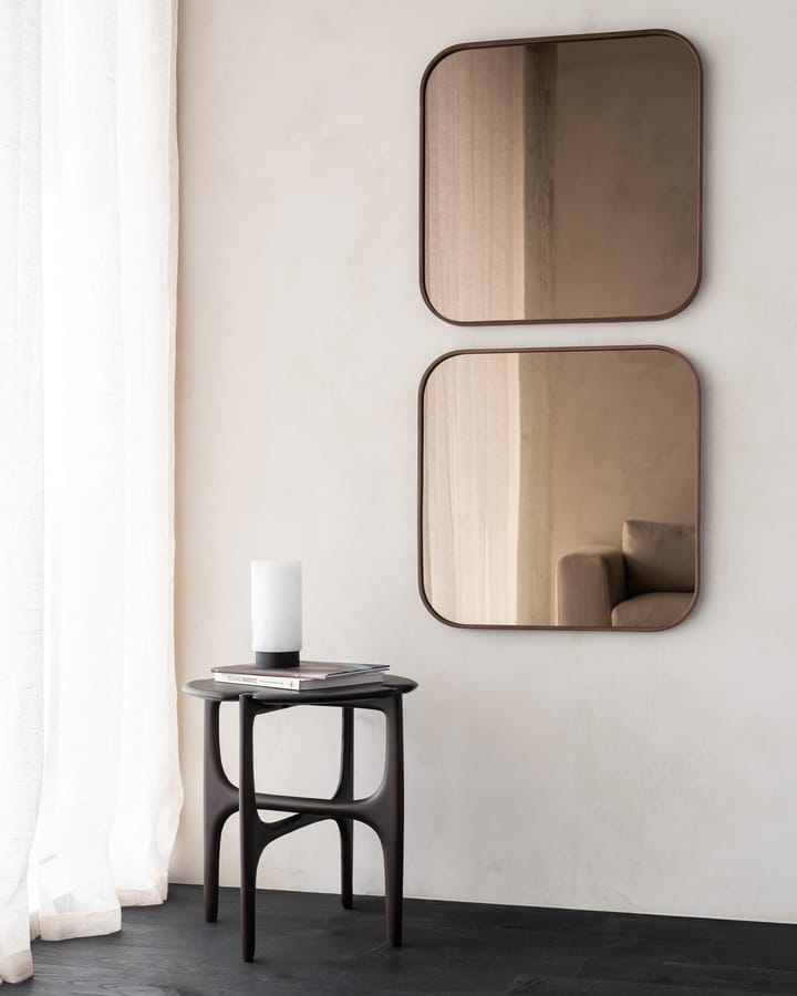 Espejo de pared Camber 60x60 cm, Bronze-wooden frame Ethnicraft
