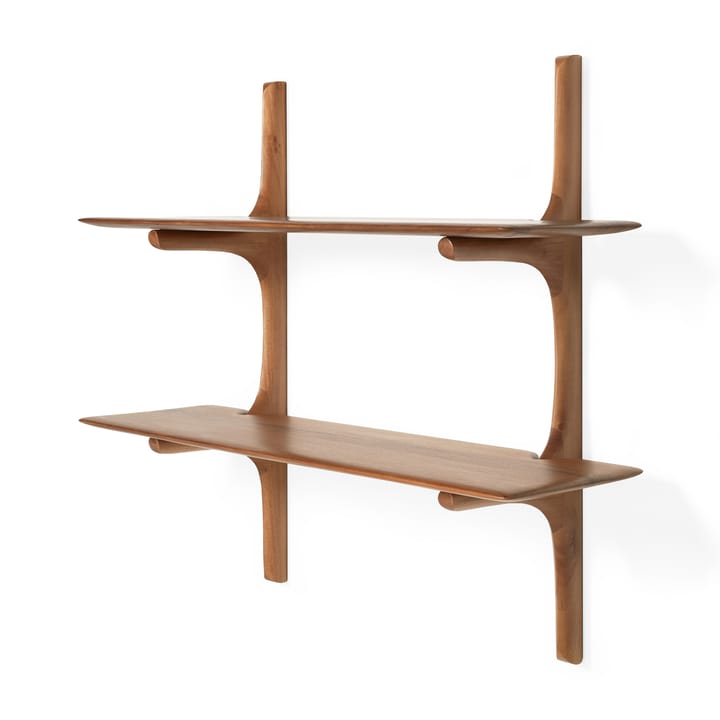 Estantería de pared PI 91 cm - Varnished mahogany - Ethnicraft