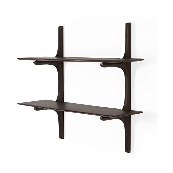 Estantería de pared PI - Lackad mahogny - 2 estantes - Ethnicraft