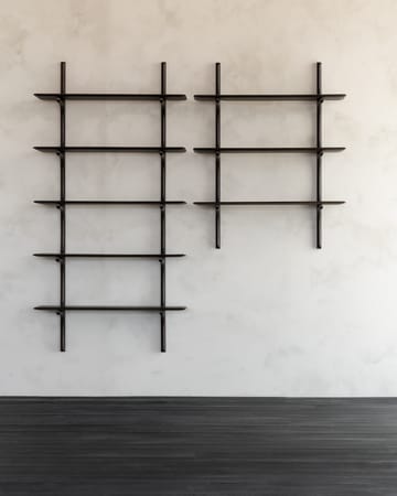 Estantería de pared PI - Lackad mahogny - 2 estantes - Ethnicraft