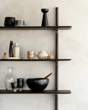 Estantería de pared PI - Lackad mahogny-3 estantes-dark brown - Ethnicraft
