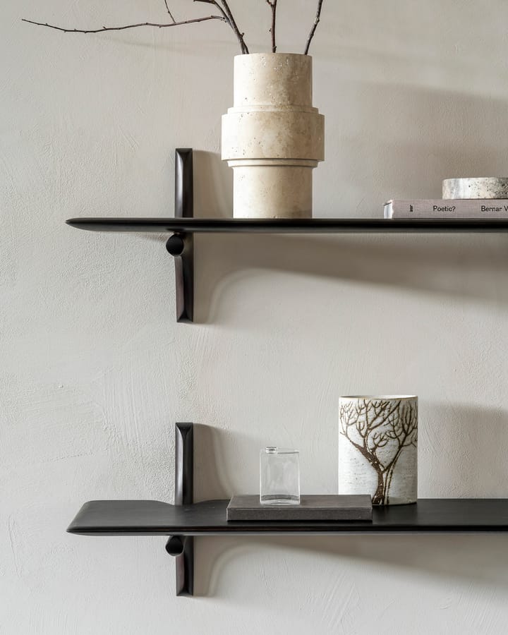 Estantería de pared PI, Mahogny dark brown 168 cm Ethnicraft