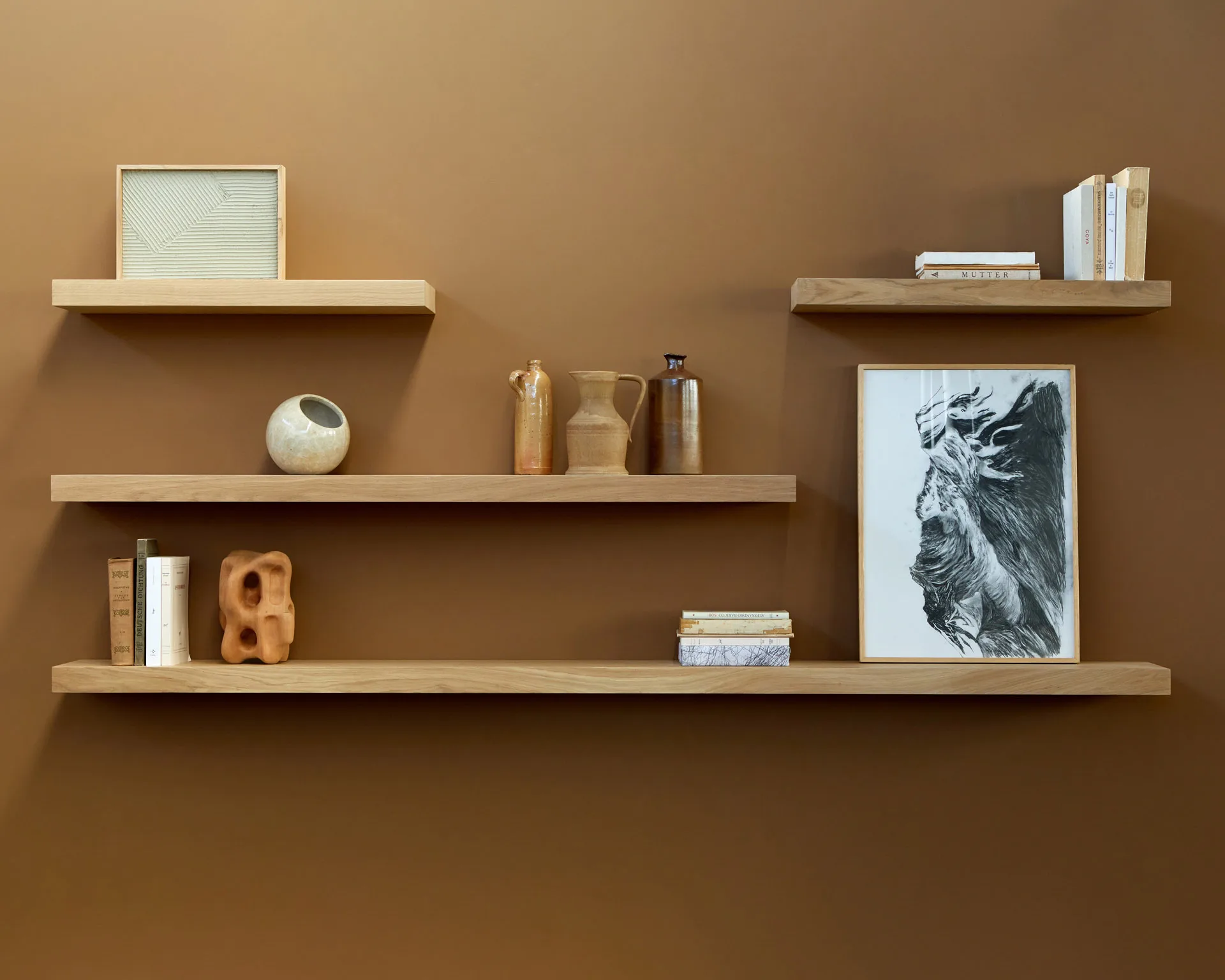 Estantería de pared Wall shelf, Roble 70 cm Ethnicraft