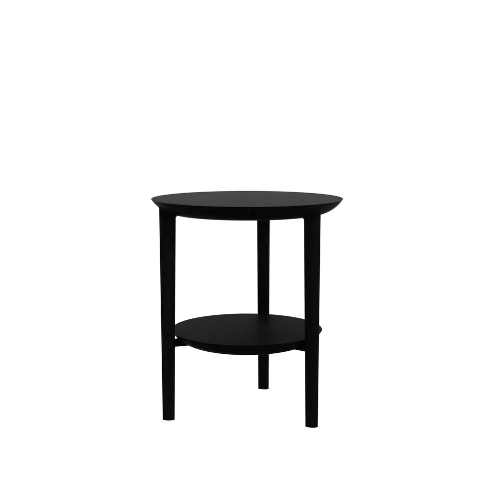 Mesa auxiliar Bok Ø43 cm, Roble negro Ø43 Ethnicraft