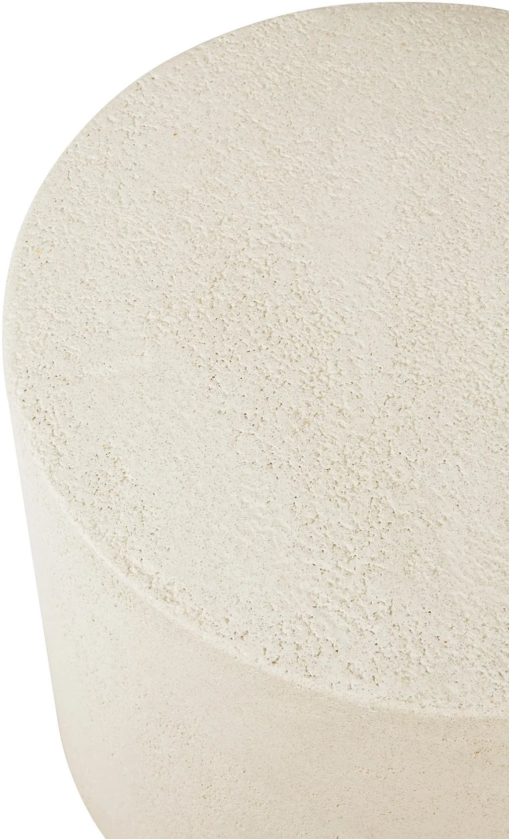 Mesa auxiliar Elements Ø40 cm, off-white Ethnicraft