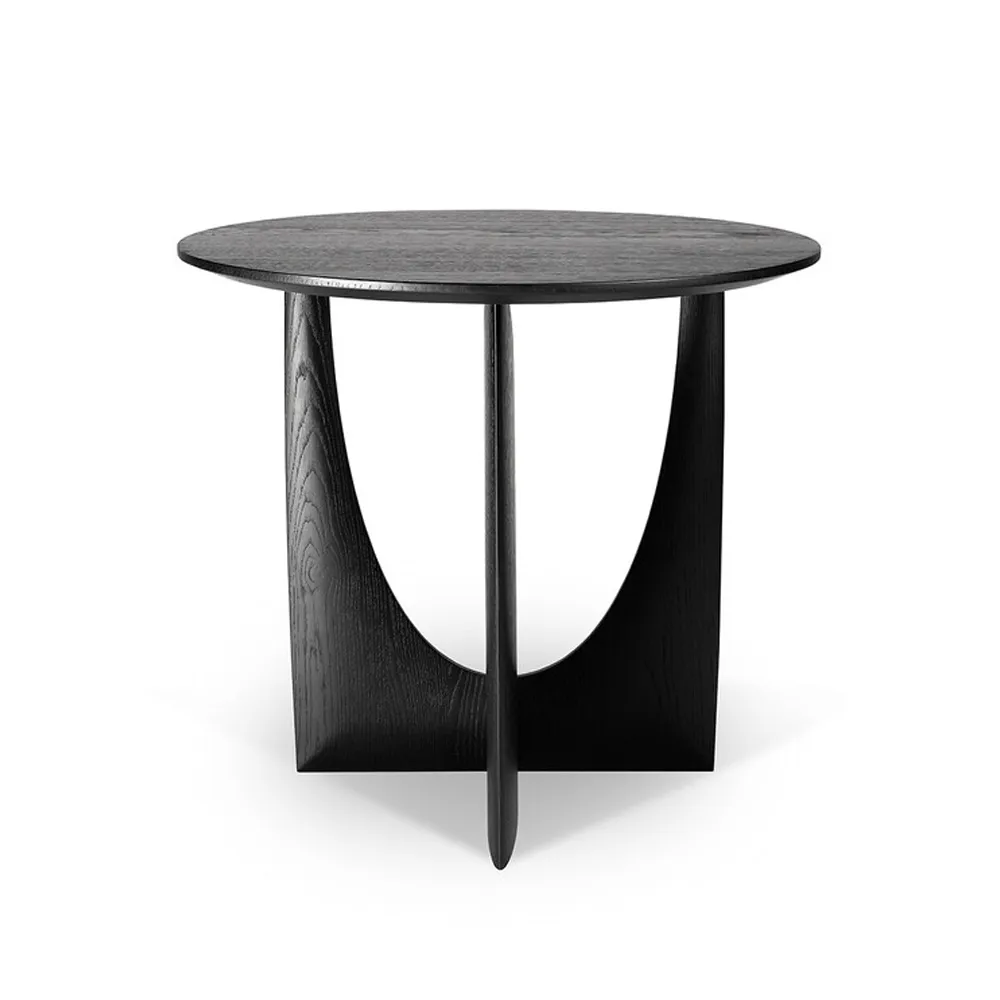 Mesa auxiliar Geometric, Roble negro Ø51 Ethnicraft