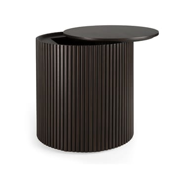 Mesa auxiliar Roller Max - Mahogny dark brown round - Ethnicraft