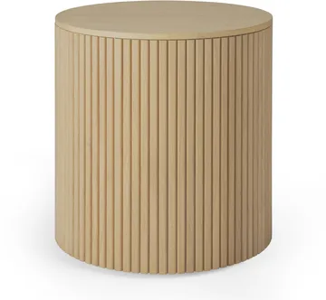 Mesa auxiliar Roller Max - Roble, redondo - Ethnicraft