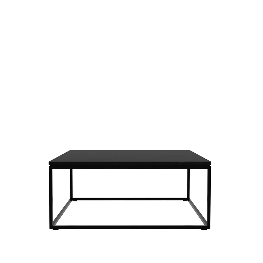 Mesa auxiliar Thin 70x70 cm, Roble negro-Metal Ethnicraft