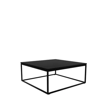 Mesa auxiliar Thin 70x70 cm - Roble negro-Metal - Ethnicraft