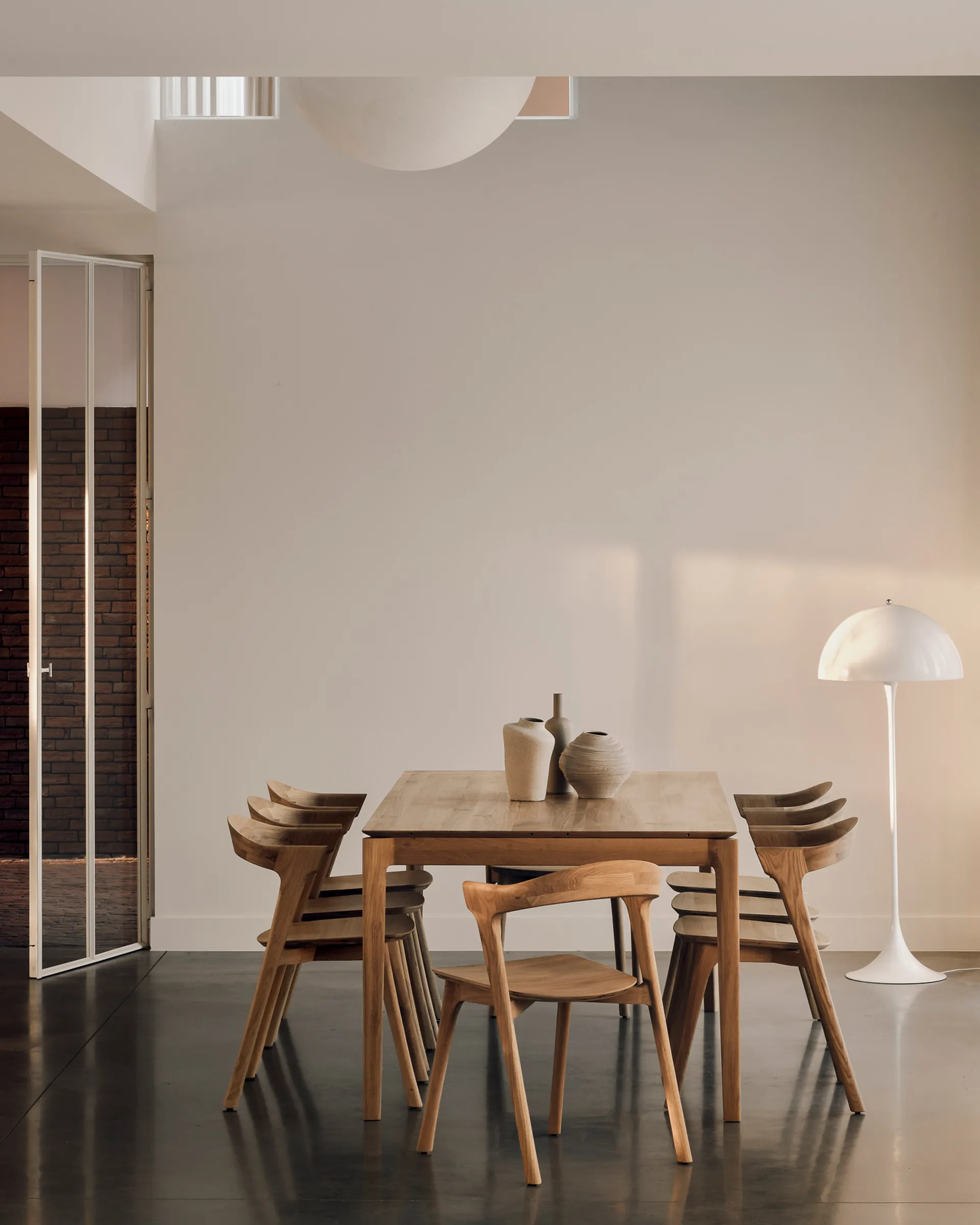 Mesa Bok 200/300x100x76 cm, Roble con aceite duro encerado Ethnicraft