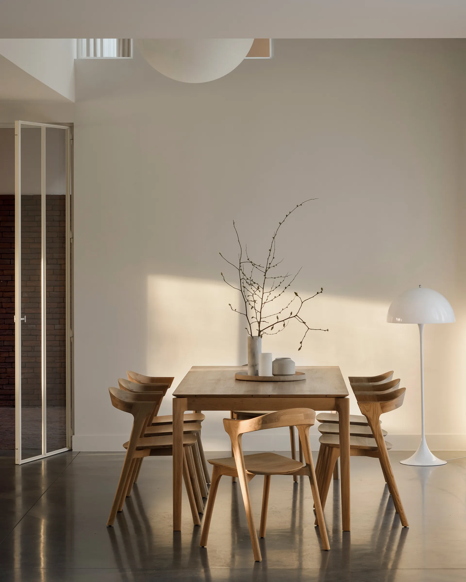 Mesa Bok 200/300x100x76 cm, Roble con aceite duro encerado Ethnicraft