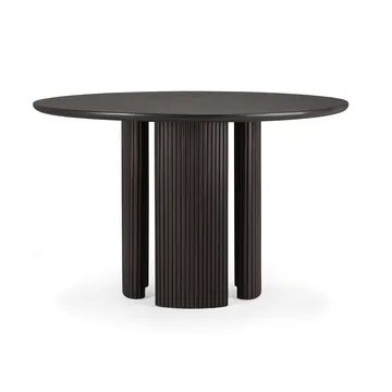 Mesa comedor Roller Max Ø150 cm - Caoba teñida en marrón oscuro - Ethnicraft