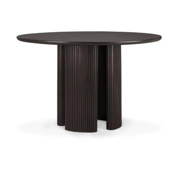 Mesa comedor Roller Max Ø150 cm - Caoba teñida en marrón oscuro - Ethnicraft