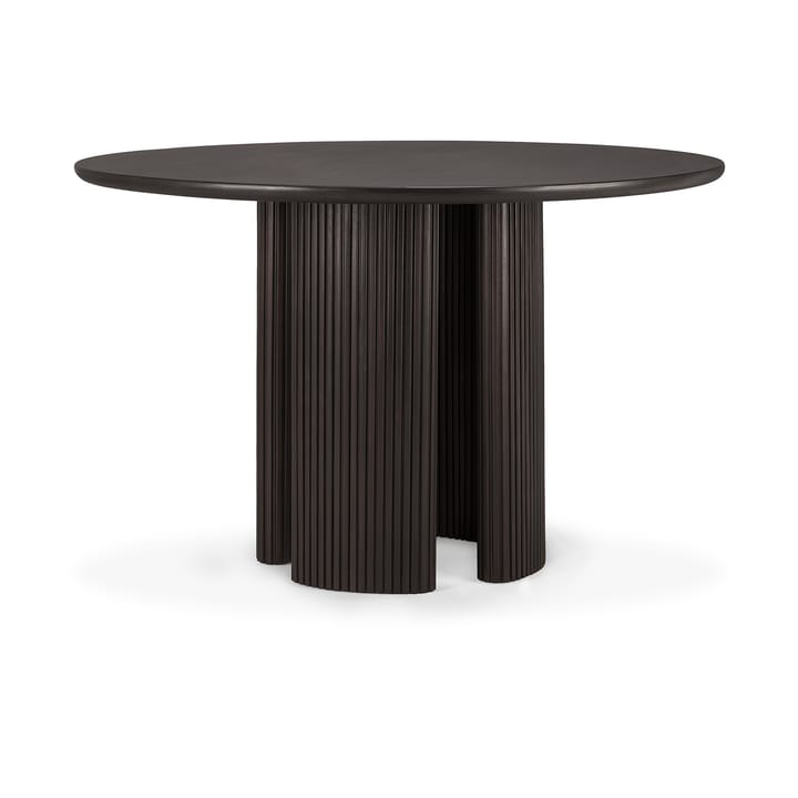 Mesa comedor Roller Max Ø150 cm, Caoba teñida en marrón oscuro Ethnicraft