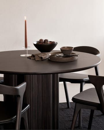 Mesa comedor Roller Max Ø150 cm - Caoba teñida en marrón oscuro - Ethnicraft