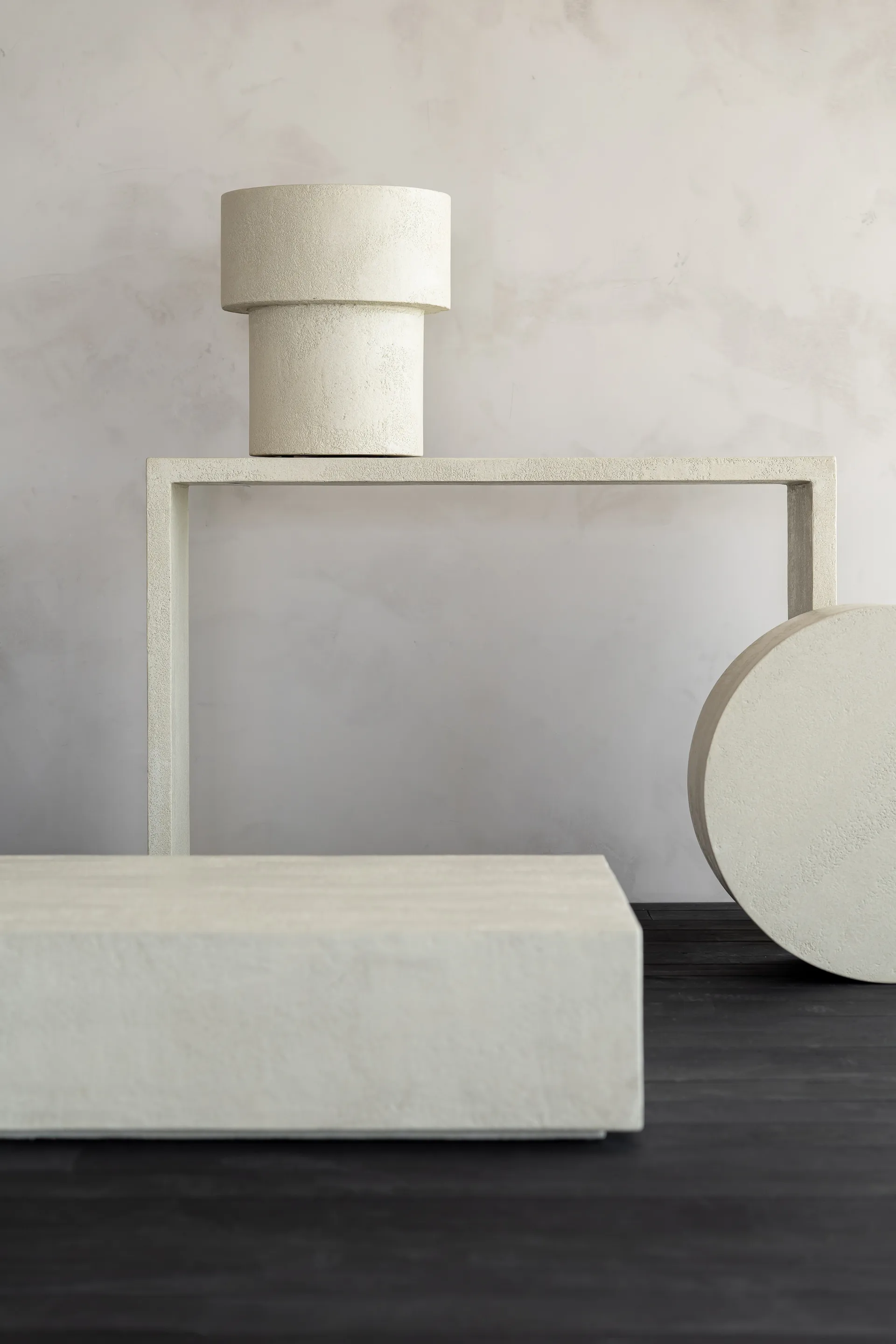 Mesa consola Elements, Off white Ethnicraft