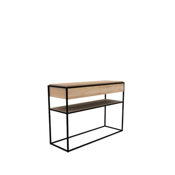Mesa consola Monolit 122x40 cm - Oak-Black - Ethnicraft