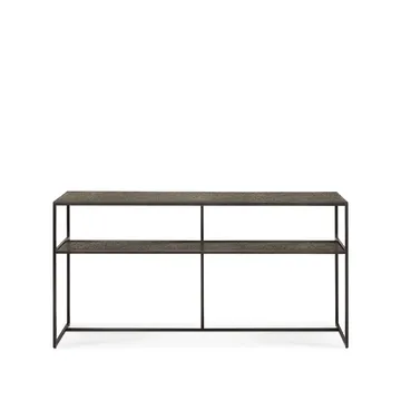 Mesa consola Pentagon 75x150 cm - Whisky-Black metal - Ethnicraft