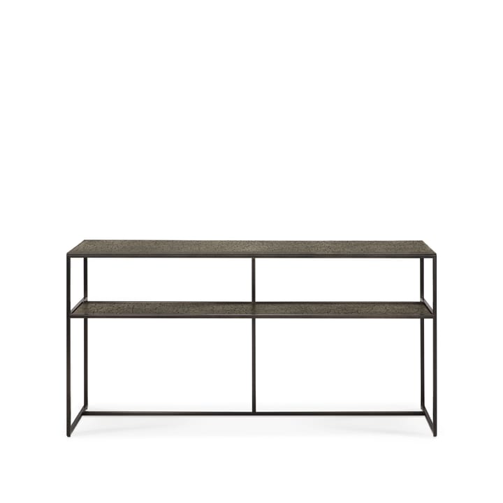 Mesa consola Pentagon 75x150 cm - Whisky-Black metal - Ethnicraft