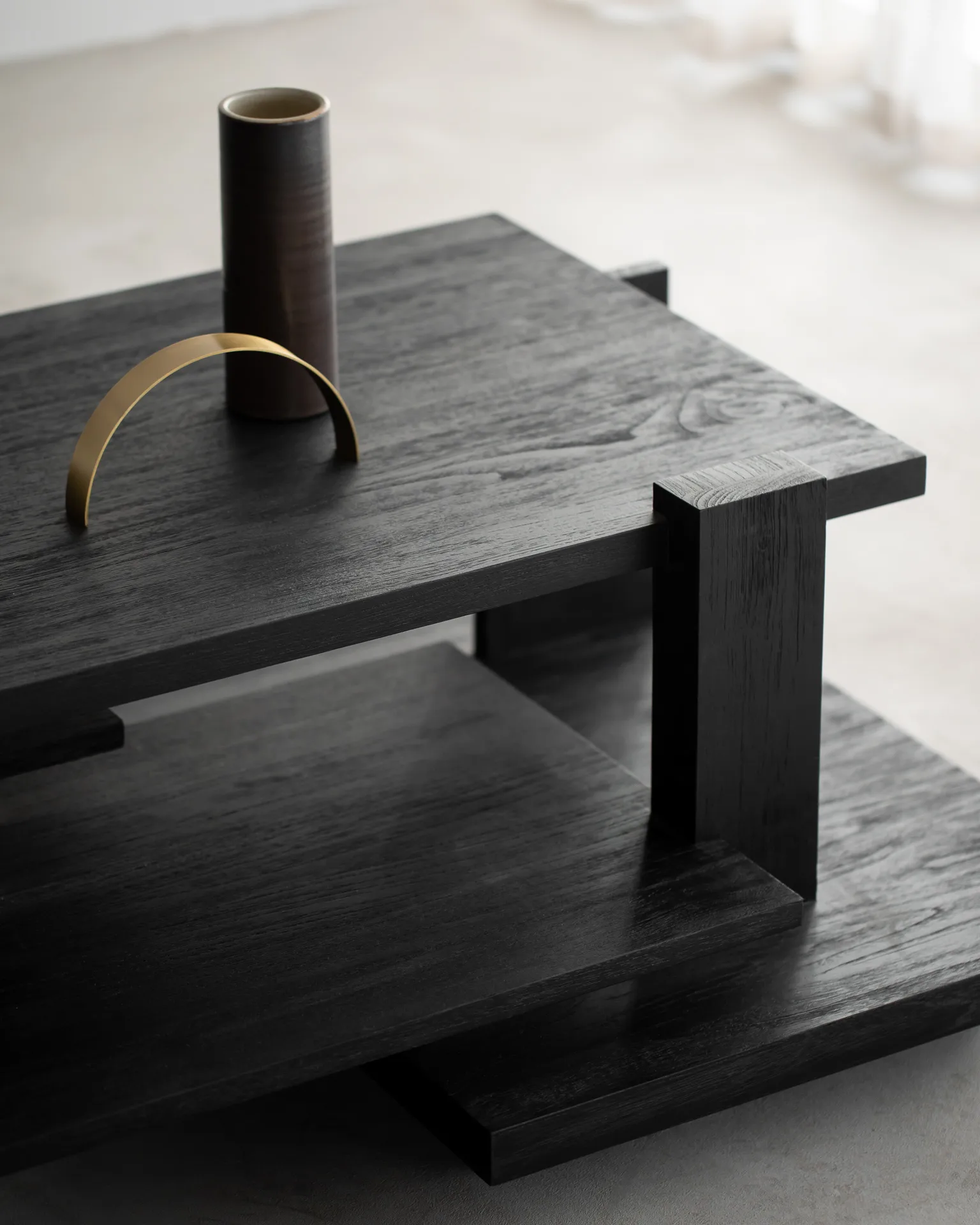 Mesa de centro Abstract, Teca 140x85 cm Ethnicraft