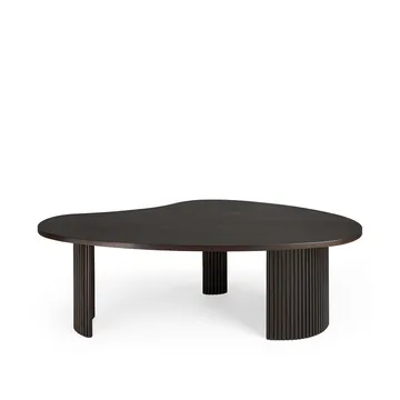 Mesa de centro Boomerang - Mahogny dark brown 126x74x40 cm - Ethnicraft