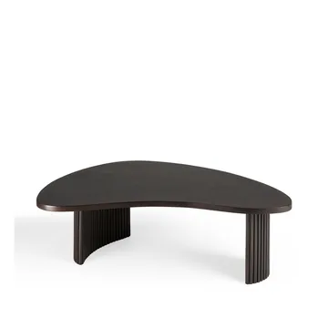 Mesa de centro Boomerang - Mahogny dark brown 90x61x29 cm - Ethnicraft