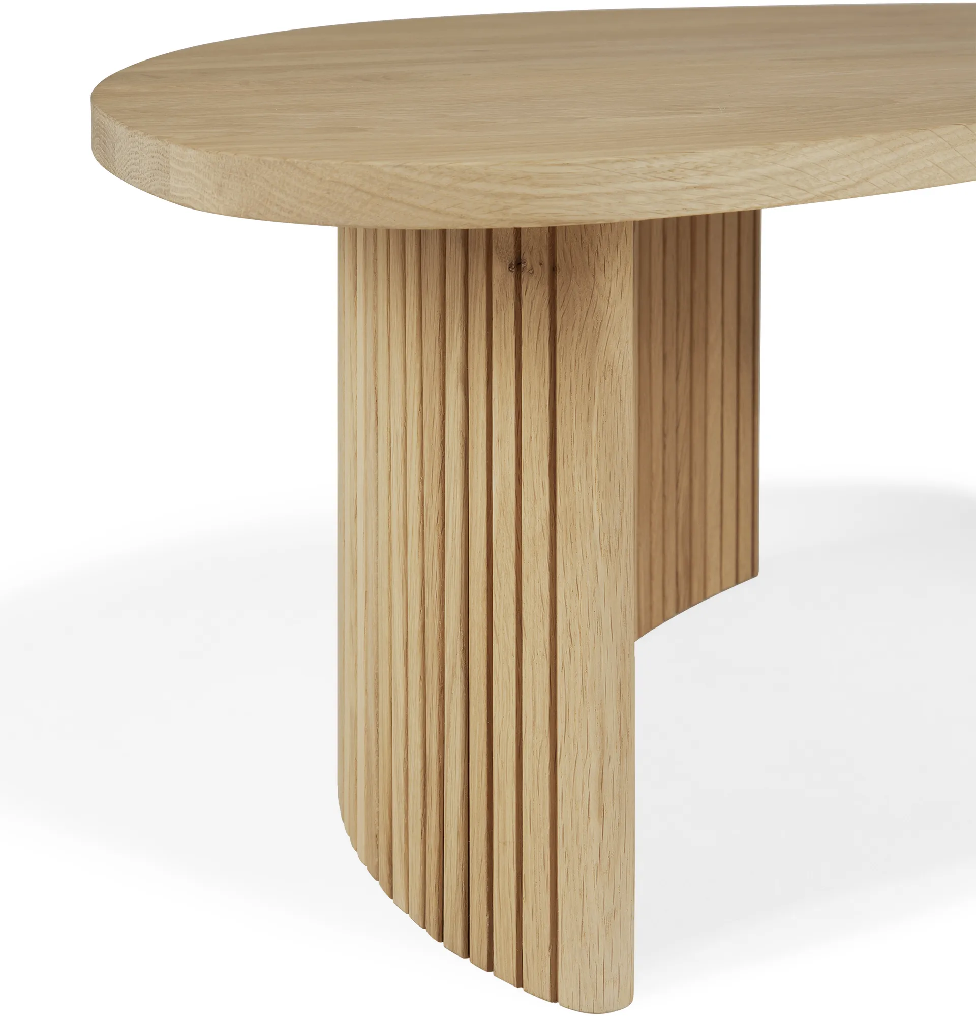 Mesa de centro Boomerang, Oak, 90x61 cm Ethnicraft