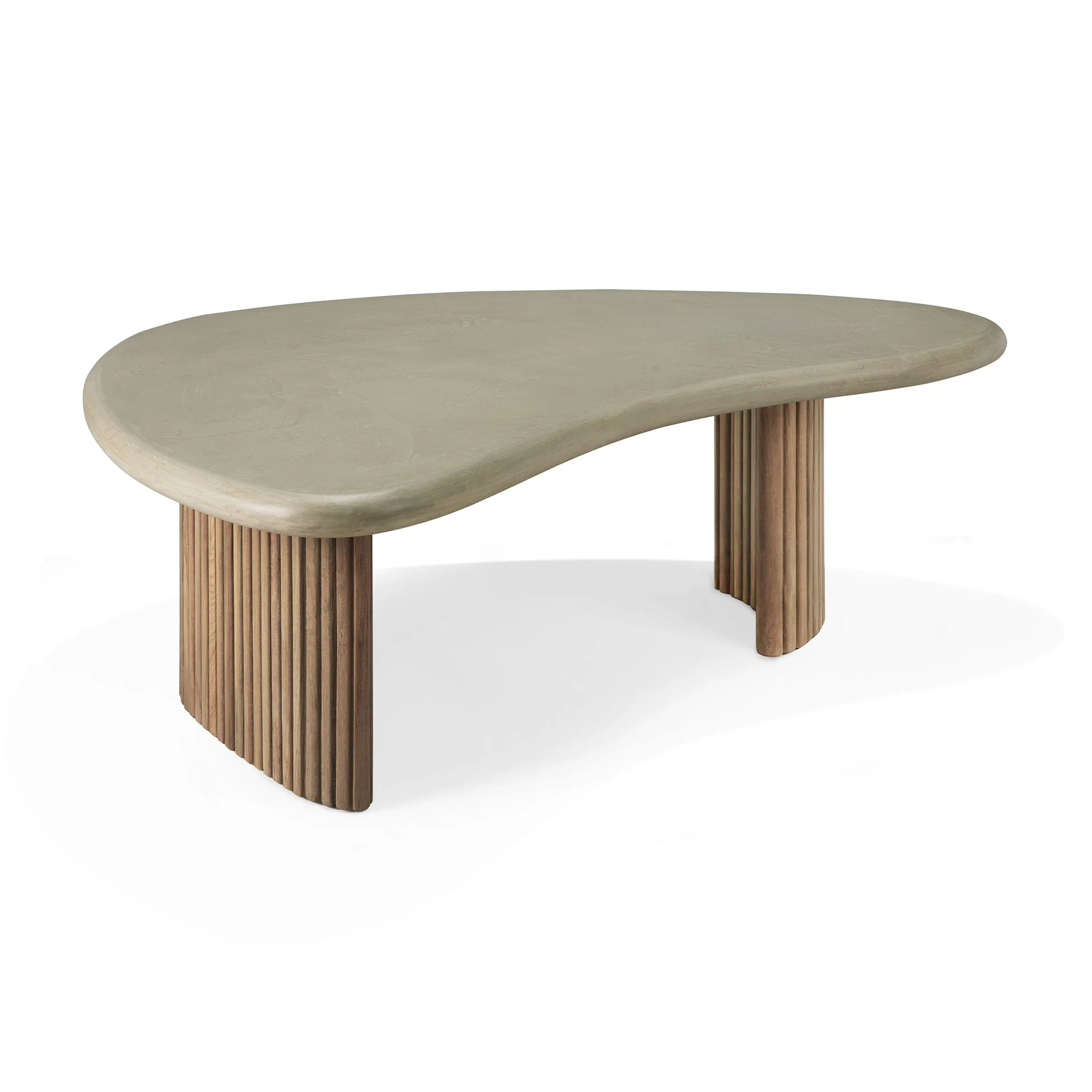 Mesa de centro Boomerang, Teak, 90x61 cm Ethnicraft