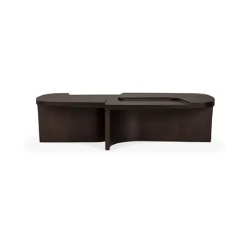 Mesa de centro Brutalist - Caoba rose brown, 143×75 cm - Ethnicraft