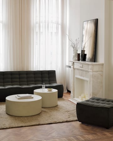 Mesa de centro Elements - Off white, Ø80 cm - Ethnicraft