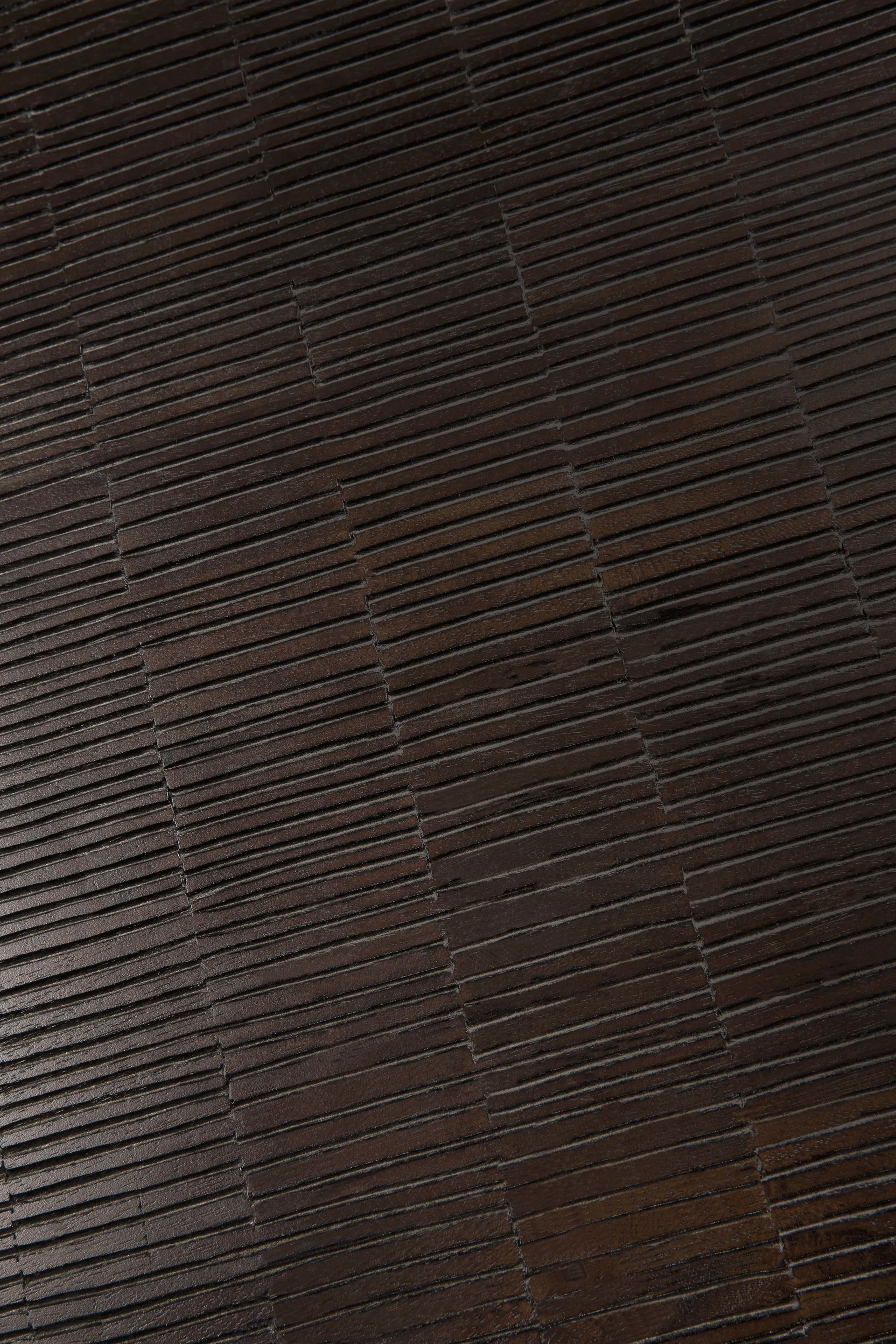 Mesa de centro Grooves, Off black teak, 170x120 cm Ethnicraft