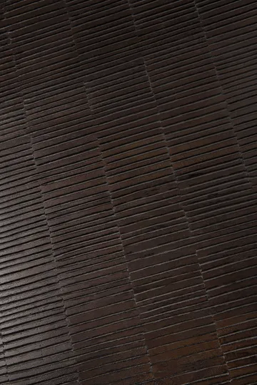 Mesa de centro Grooves - Off black teak, 170x120 cm - Ethnicraft