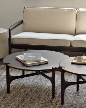 Mesa de centro PI Ø65 cm - Lackad mahogny - Ethnicraft