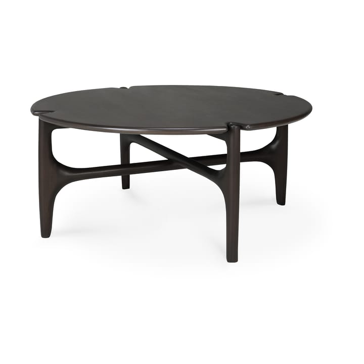 Mesa de centro PI Ø80 cm - Lackad mahogny - Ethnicraft