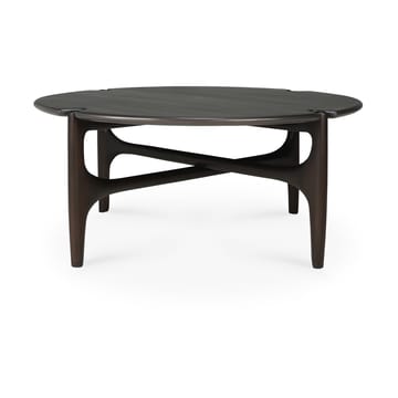 Mesa de centro PI Ø80 cm - Lackad mahogny - Ethnicraft