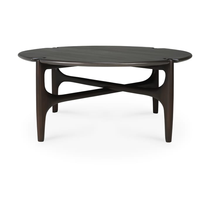 Mesa de centro PI Ø80 cm, Lackad mahogny Ethnicraft