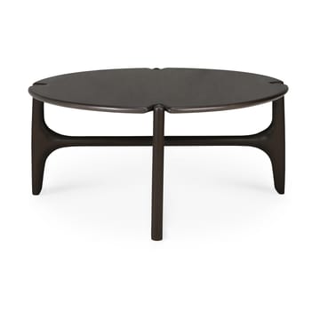Mesa de centro PI Ø80 cm - Lackad mahogny - Ethnicraft