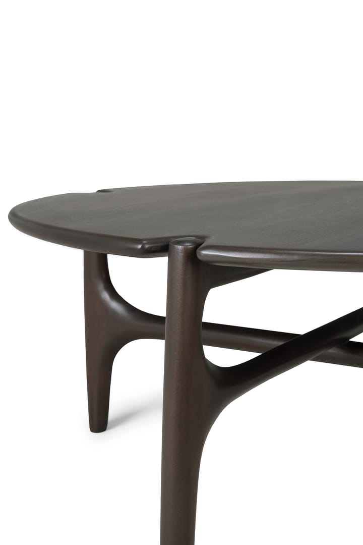 Mesa de centro PI Ø80 cm, Lackad mahogny Ethnicraft