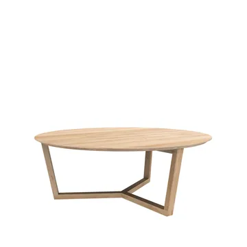 Mesa de centro Tripod 36x96 cm - Roble con aceite duro encerado - Ethnicraft