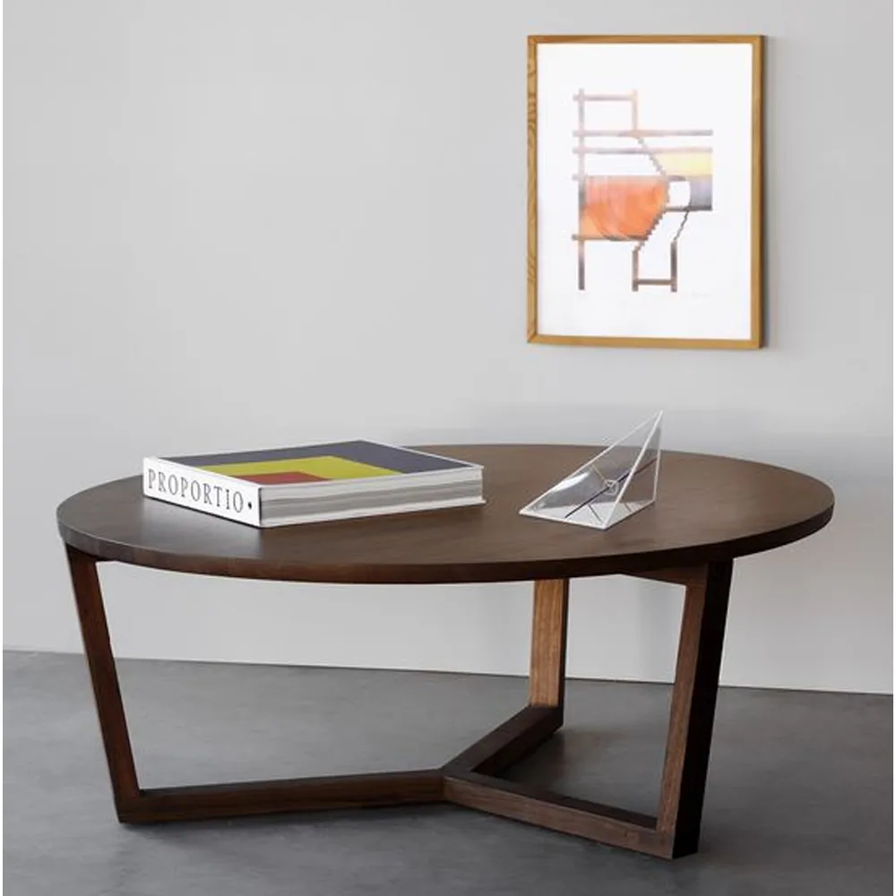 Mesa de centro Tripod 36x96 cm, Roble con aceite duro encerado Ethnicraft