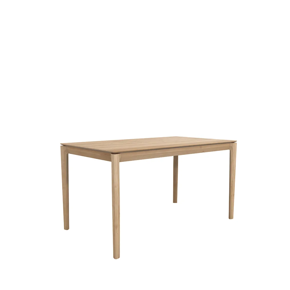 Mesa de comedor Bok 140x80 cm, Roble aceitado con cera dura Ethnicraft
