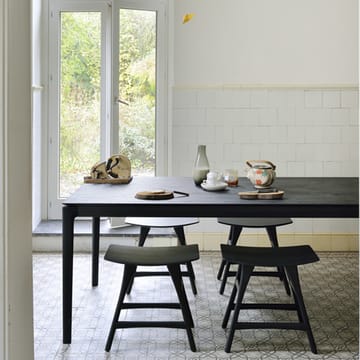 Mesa de comedor Bok 140x80 cm - Roble teñido negro - Ethnicraft