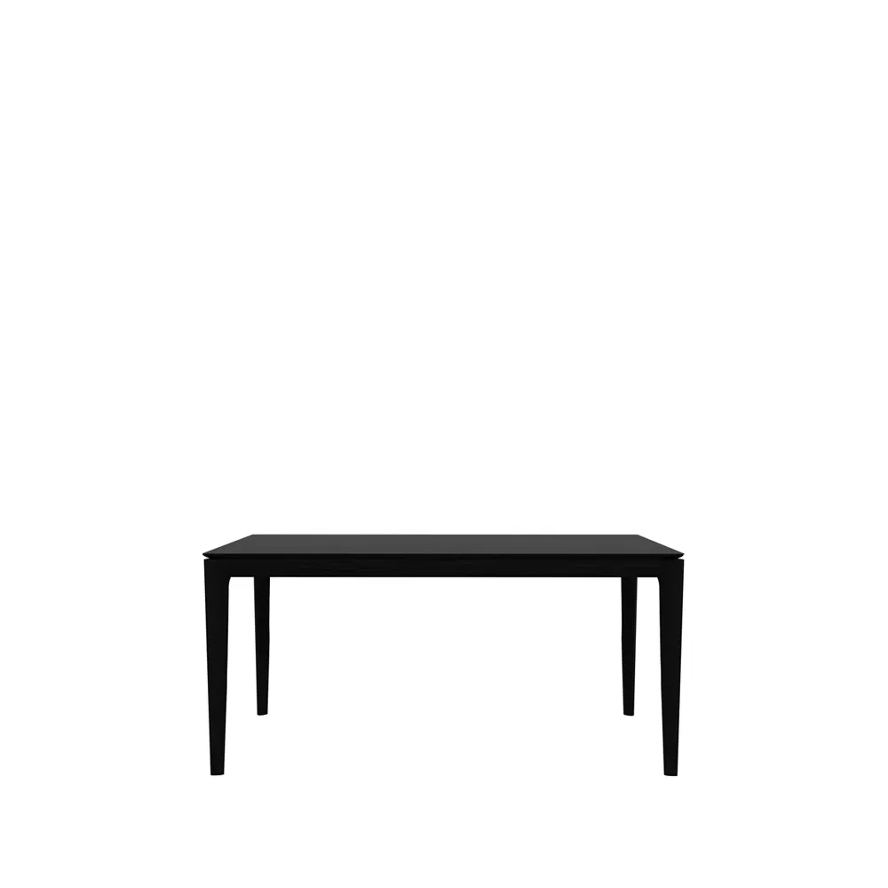 Mesa de comedor Bok 160x80 cm, Roble teñido negro Ethnicraft