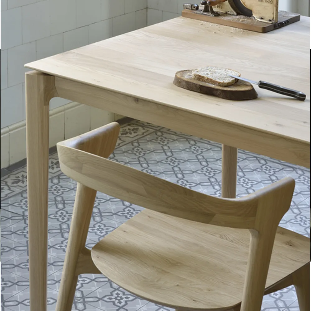 Mesa de comedor Bok 160x80 cm, Roble teñido negro Ethnicraft