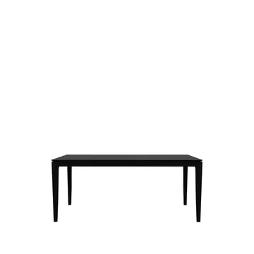 Mesa de comedor Bok 180x90 cm - Roble teñido negro - Ethnicraft
